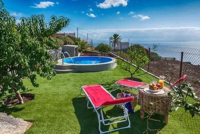 Semesterbostad Acogedora Casa De Madera Con Piscina Güimar