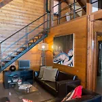 بيت للعطل Acogedora Casa De Madera Con Piscina